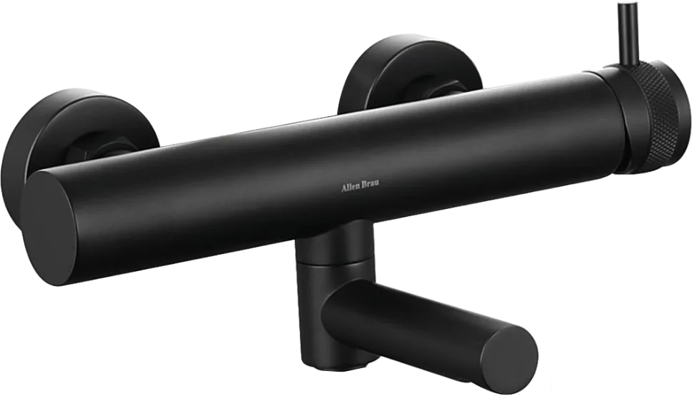 Смеситель для ванны с душем Allen Brau Priority 5.31B10-31, матовый черный Sancos — официальный сайт