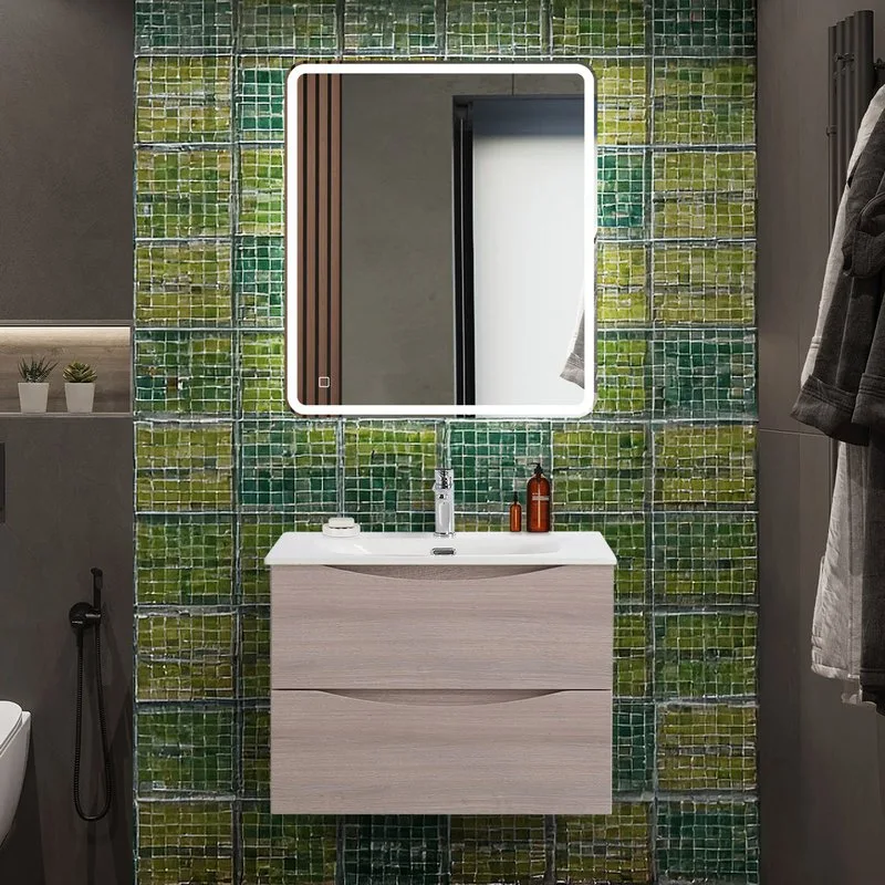 Тумба под раковину без столешницы BelBagno Marino-cer-n 70 подвесная, rovere grigio Sancos — официальный сайт