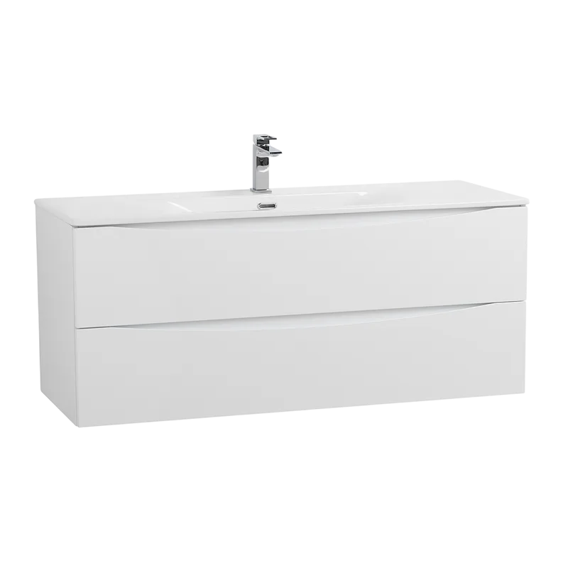 Тумба под раковину без столешницы BelBagno Marino-cer-n 120 подвесная, bianco lucido Sancos — официальный сайт