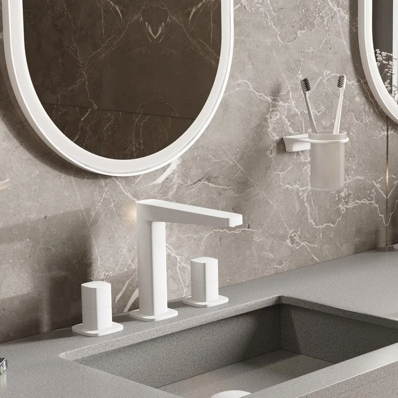 Смеситель для раковины Wasserkraft Saale 9535 белый soft-touch Sancos — официальный сайт