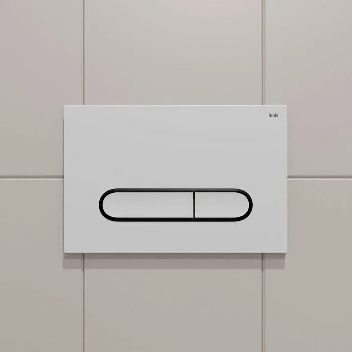 Кнопка смыва IDDIS Unifix UNI01WBi77 001, белая/черный Sancos — официальный сайт