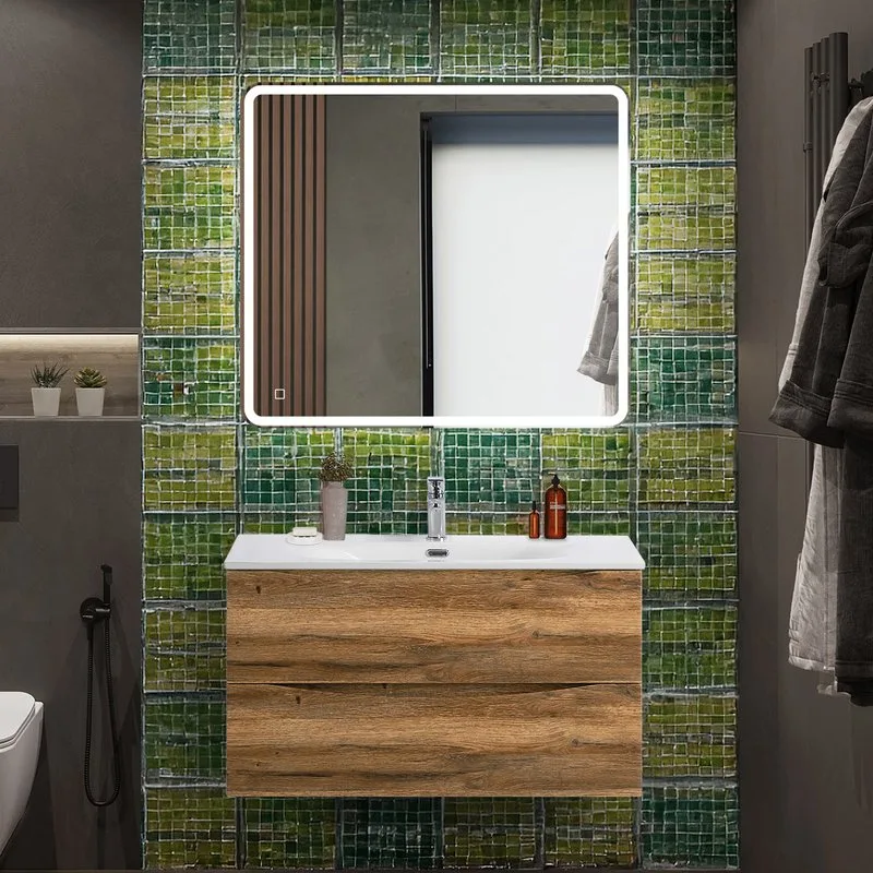 Тумба под раковину без столешницы BelBagno Marino-cer-n 90 подвесная, rovere rustico Sancos — официальный сайт