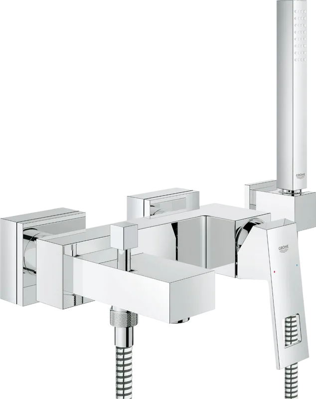 Смеситель для ванны с душем Grohe Eurocube 23141000 Sancos — официальный сайт
