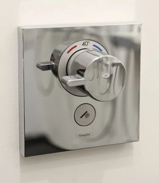 Термостатический смеситель встраиваемый Hansgrohe ShowerSelect Highfow 15761000, для душа, хром Sancos — Оригинал