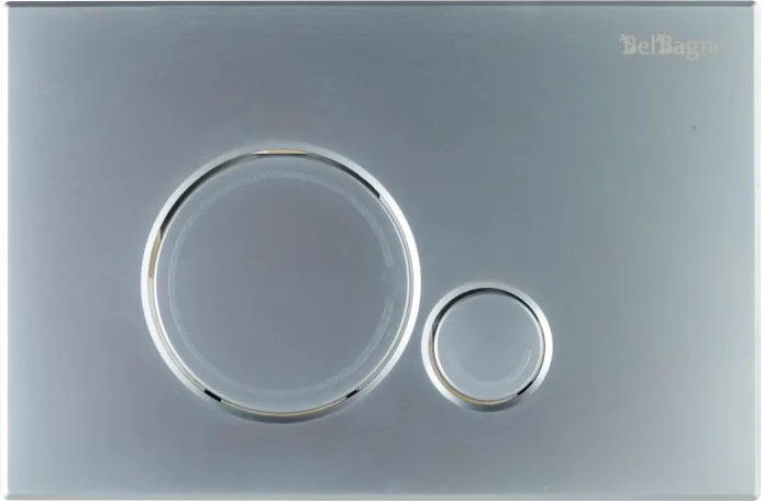 Кнопка смыва BelBagno Sfera BB016-SR-CHROME.M хром матовый Sancos — официальный сайт