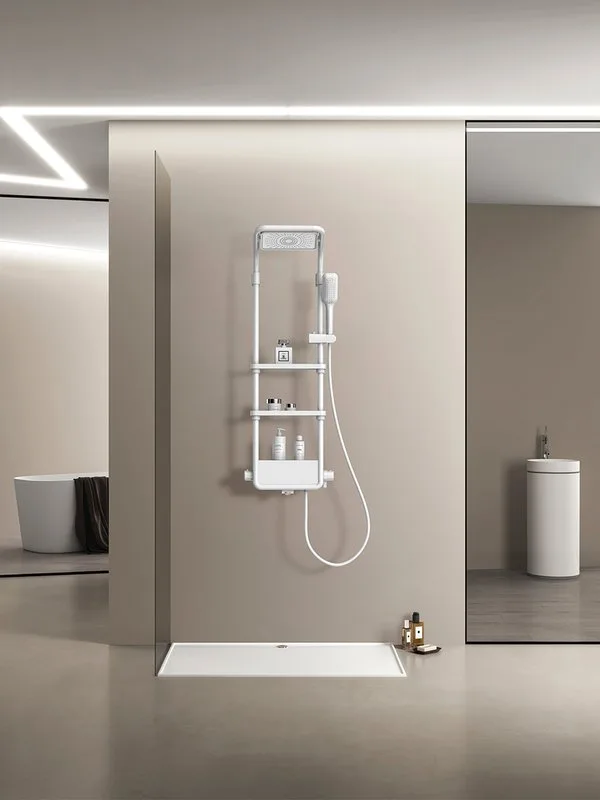 Душевая стойка AQUAme AQM8003W, белая Sancos — официальный сайт