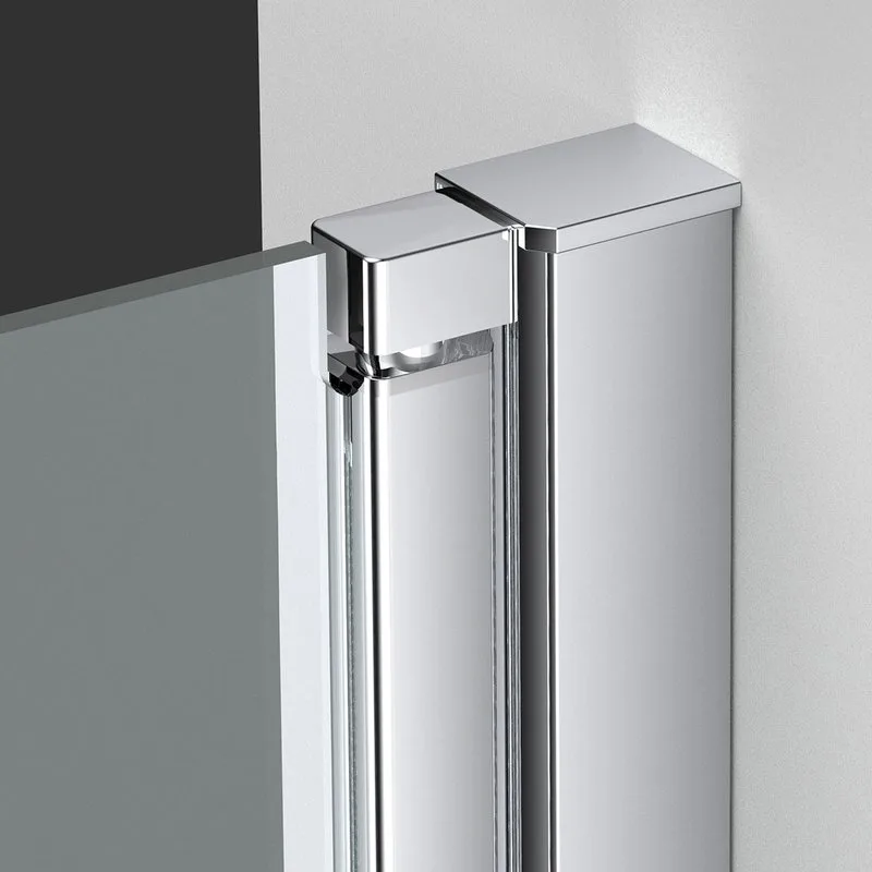 Душевая дверь в нишу Vincea Alpha VDP-3AL100CL 100x195, профиль хром Sancos — официальный сайт