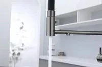 Смеситель для кухни Paulmark Nexus Diamond Nd613999-GM с гибким изливом,вороненая сталь Sancos — официальный сайт