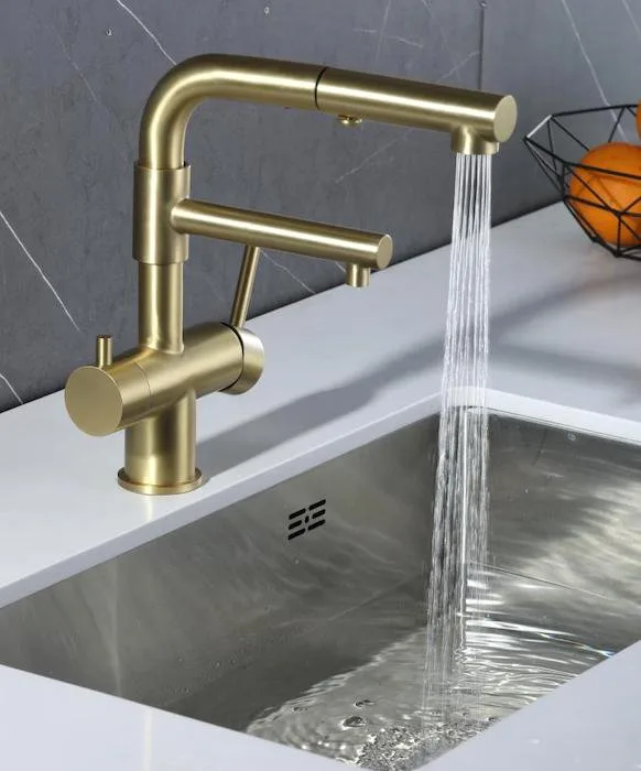 Смеситель для кухни Zorg Sanitary SZR-3216 Bronze бронза Sancos — официальный сайт