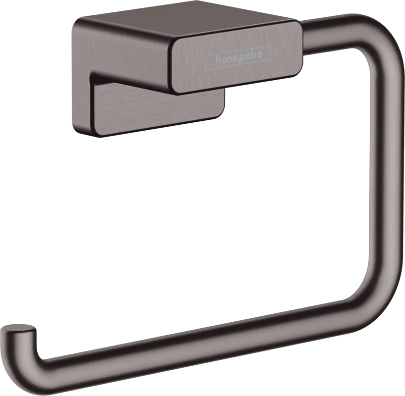 Держатель туалетной бумаги Hansgrohe AddStoris 41771340 шлифованный черный хром Sancos — официальный сайт