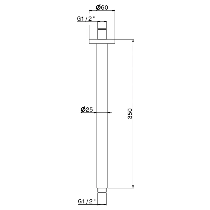 Кронштейн для верхнего душа Newform X-Steel 316 29391X.59.067, брашированная бронза Sancos — официальный сайт