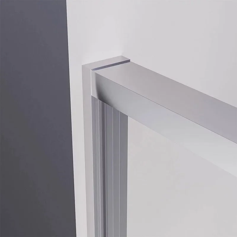 Душевая дверь в нишу Veconi Premium Prato 300 CH-R 100, профиль матовый хром, стекло прозрачное Sancos — официальный сайт