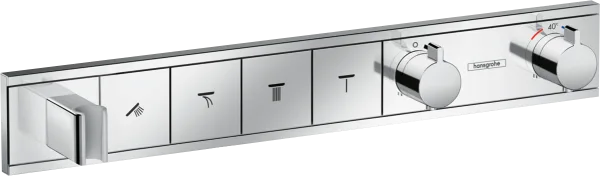 Термостатический смеситель встраиваемый Hansgrohe RainSelect 15357000, для душа, хром