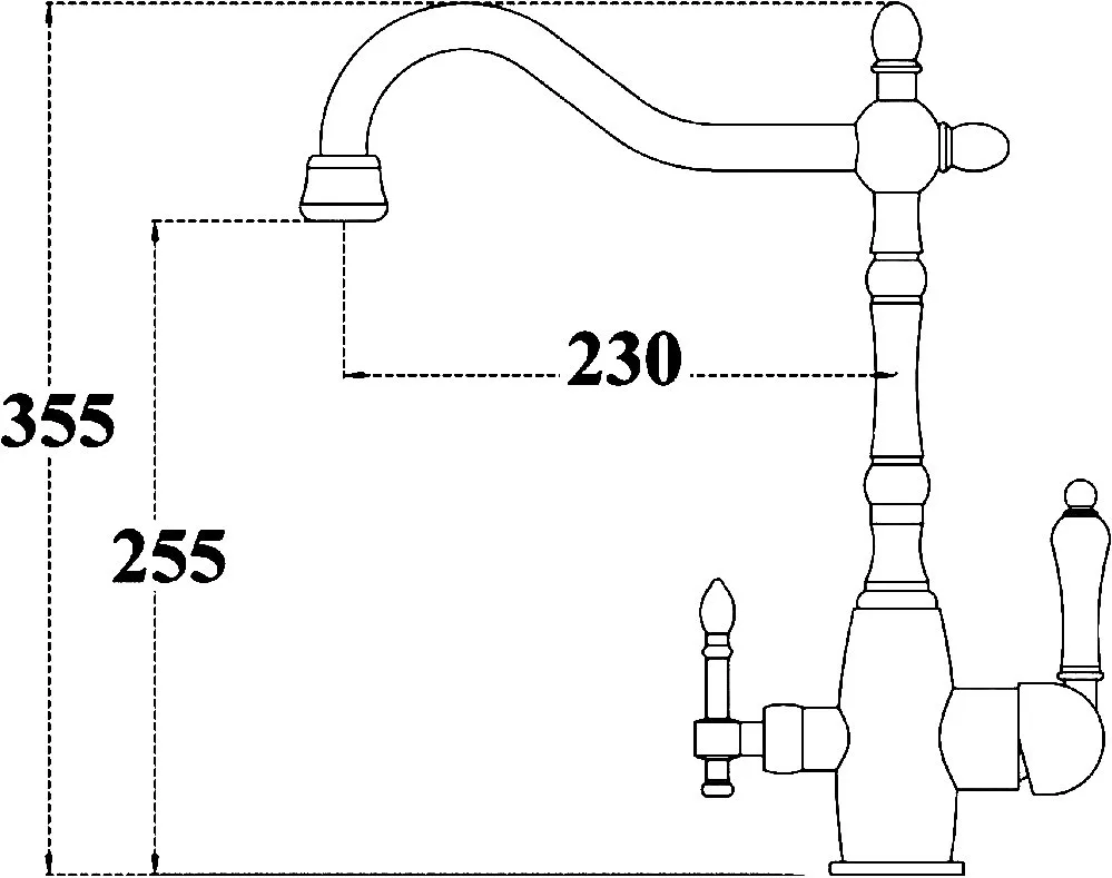 Смеситель для кухни Seaman Barcelone SSL-5387 sun polish Sancos — официальный сайт