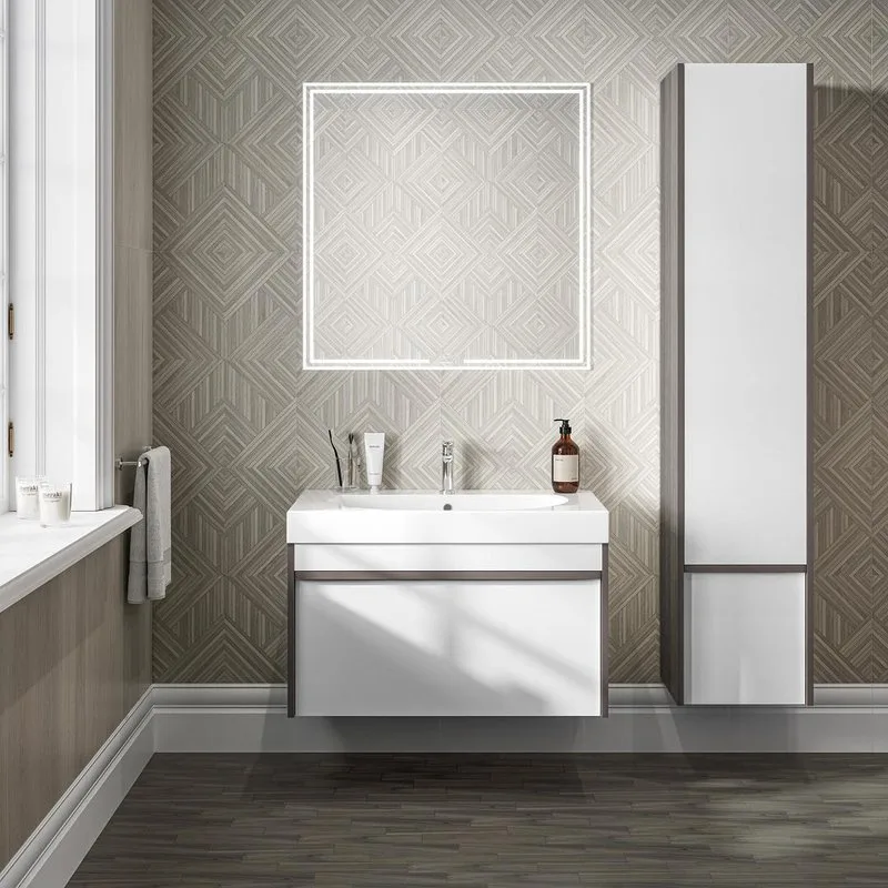 Шкаф-пенал для ванной KERAMA MARAZZI Modula 165 арабика Sancos — официальный сайт