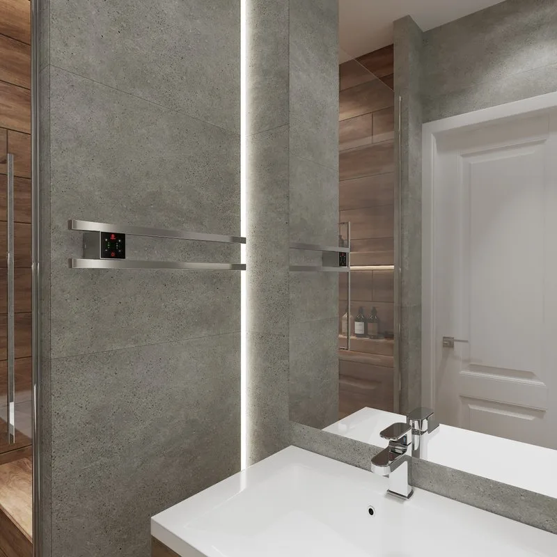 Полотенцесушитель электрический Terminus Smart Dry 4670078538758 хром Sancos — официальный сайт