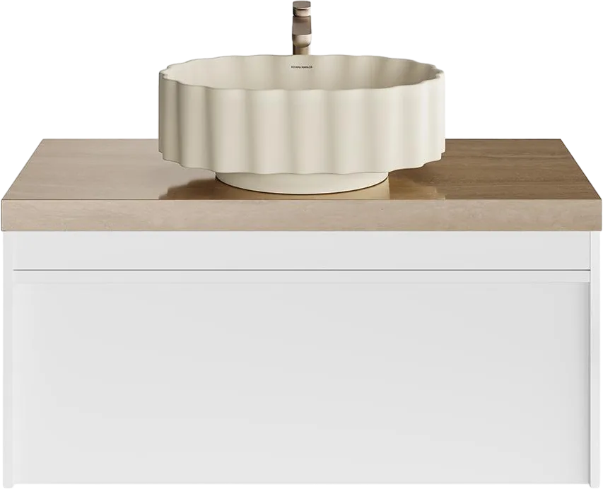 Тумба под раковину без столешницы KERAMA MARAZZI Modula 100 подвесная, белая глянцевая Sancos — официальный сайт