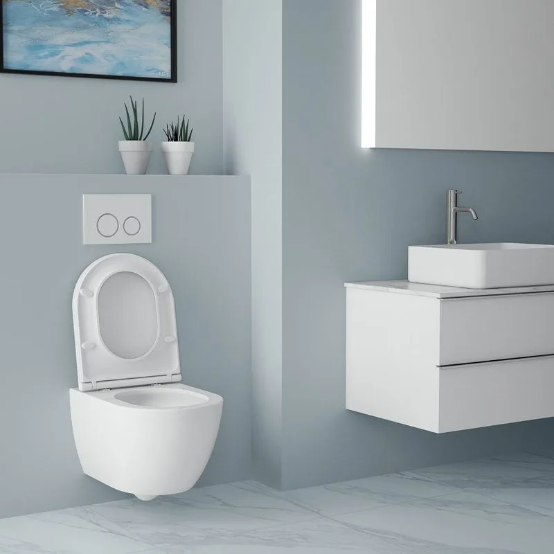 Унитаз подвесной Art&Max Torino AM823-V/SC с вихревым смывом Sancos — официальный сайт