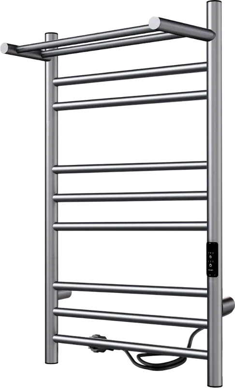 Полотенцесушитель электрический Indigo Line Trinity LСLTE80-50PGFMRt с полкой, graphite metallic Sancos — официальный сайт