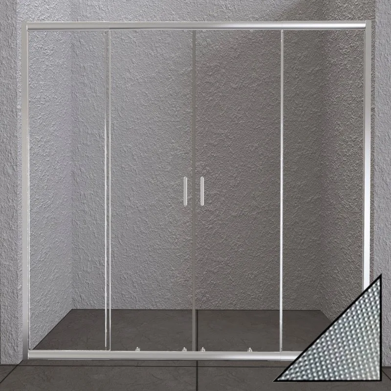 Душевая дверь в нишу BelBagno Unique BF-2-170/200-P-Cr стекло punto Sancos — официальный сайт