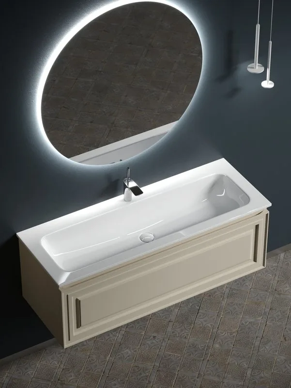 Тумба с раковиной Sancos Very 120 beige soft, раковина CN7017 Sancos — официальный сайт