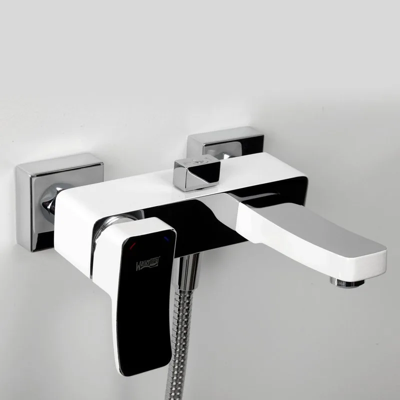 Смеситель для ванны с душем Wasserkraft Aller 1061WHITE Sancos — официальный сайт