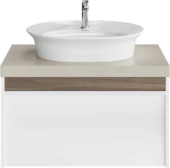 Тумба под раковину без столешницы KERAMA MARAZZI Modula 80 подвесная, белая глянцевая Sancos — официальный сайт