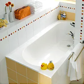 Акриловая ванна Villeroy & Boch Oberon UBQ170OBE2V-01 170x75 см, встраиваемая, на ножках Sancos — официальный сайт
