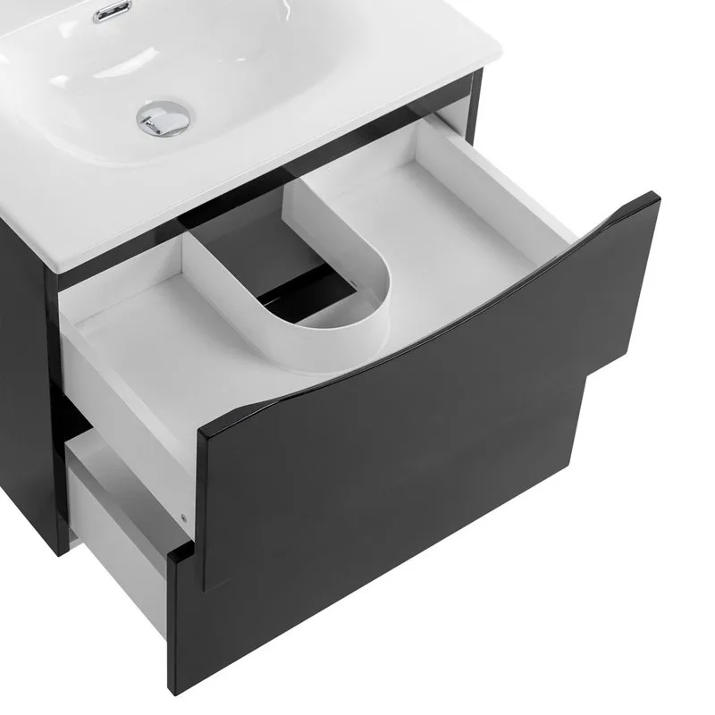 Тумба под раковину без столешницы BelBagno Marino-cer-mini 70 подвесная, nero lucido Sancos — официальный сайт