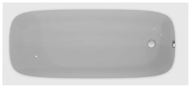 Акриловая ванна Ideal Standard I.life A T476201 без опоры 180x80 см, пристенная, euro white  Sancos — официальный сайт