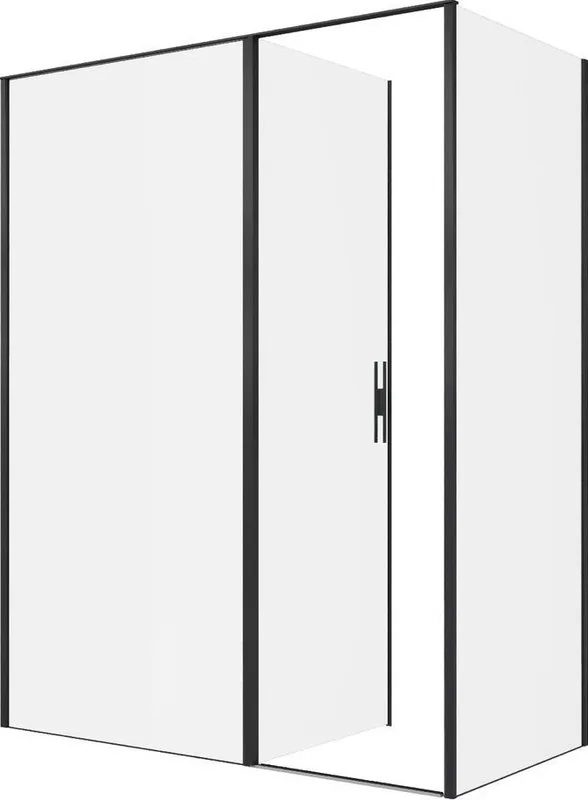 Душевой уголок Allen Brau Priority 160x80, профиль черный браш, стекло прозрачное Sancos — официальный сайт