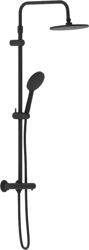 Душевая стойка Damixa Jupiter 977800300, черная матовая Sancos — официальный сайт