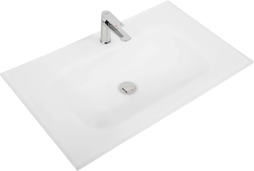Мебельная раковина BelBagno BB810/465-LV-VTR-BO матовая белая Sancos — официальный сайт