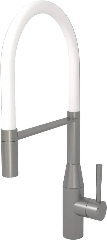 Смеситель для кухни Seaman Visconti SSL-7671-MS mist satin, white Sancos — официальный сайт