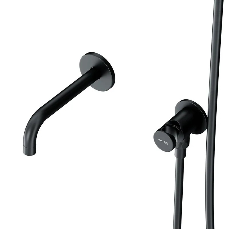 Душевой комплект AM.PM X-Joy FB85A3RH42 С ВНУТРЕННЕЙ ЧАСТЬЮ, черный Sancos — официальный сайт