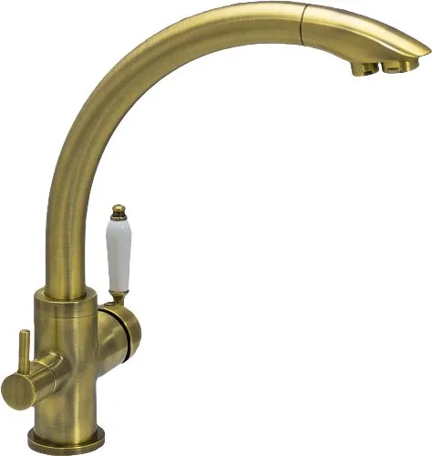 Смеситель для кухни Seaman Barcelone SSL-5382 antique gold Sancos — официальный сайт