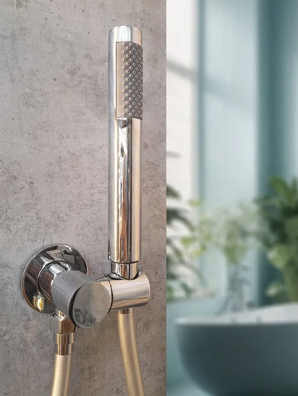 Душевой комплект AltroBagno Unione 040407 Cr, С ВНУТРЕННЕЙ ЧАСТЬЮ, хром Sancos — официальный сайт