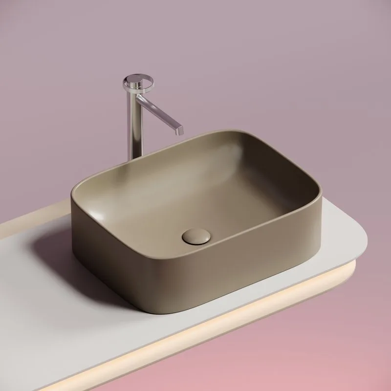 Накладная раковина Ceramicanova Element CN6052MC капучино матовая Sancos — официальный сайт