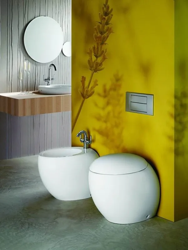 Унитаз приставной напольный Laufen Alessi one Alessi One 2197.1.400.000.1 Sancos — официальный сайт