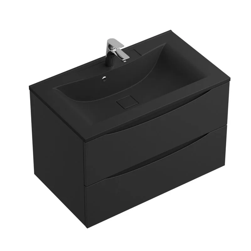 Тумба под раковину без столешницы BelBagno Marino 80 nero lucido Sancos — официальный сайт
