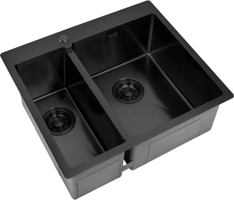 Мойка кухонная Zorg Light ZL R 590-2-510-R GRAFIT R, графит Sancos — официальный сайт