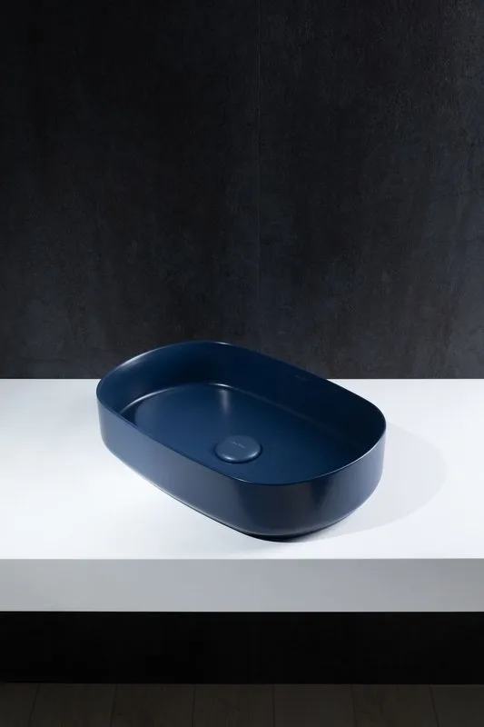 Накладная раковина Allen Brau Fantasy Oval 55x36, индиго Sancos — официальный сайт