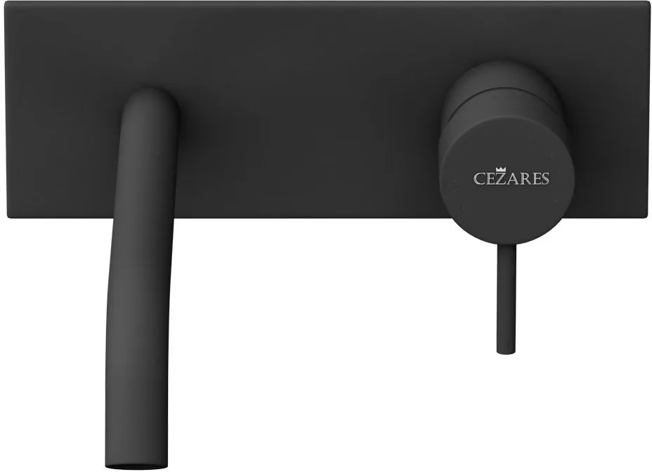 Смеситель для раковины Cezares Leaf BLI1-L-NOP С ВНУТРЕННЕЙ ЧАСТЬЮ, черный матовый Sancos — официальный сайт