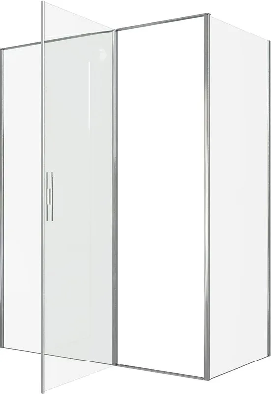 Душевой уголок Allen Brau Priority 160x80, профиль хром, стекло прозрачное Sancos — официальный сайт