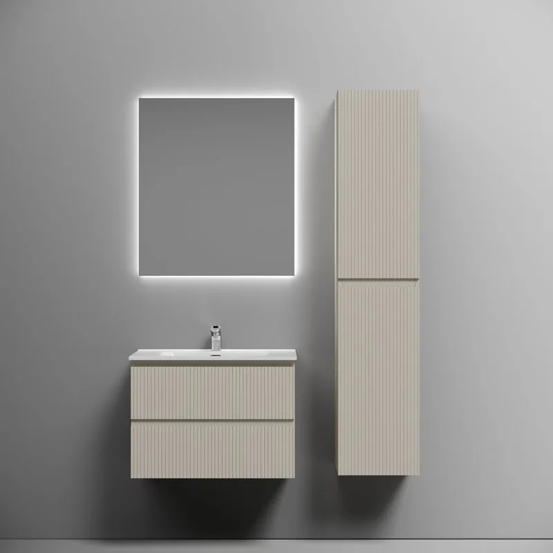 Тумба с раковиной Sancos Snob T 70 beige soft, раковина CN7007 Sancos — официальный сайт