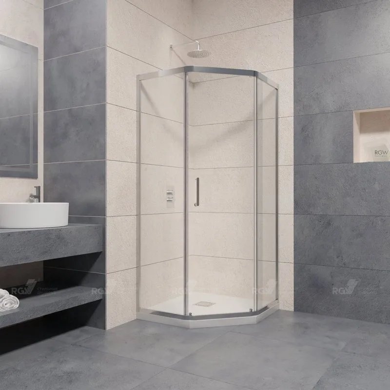 Душевой уголок RGW Passage PA-86 900x900x1950 профиль хром Sancos — официальный сайт