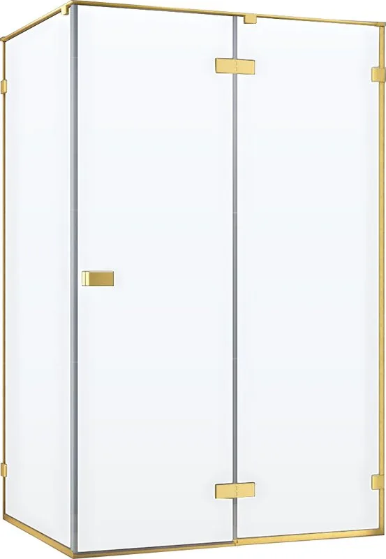 Душевой уголок Cezares Bellagio BELLAGIO-AH-1-140/100-C-BORO 140х100, брашированное золото Sancos — официальный сайт