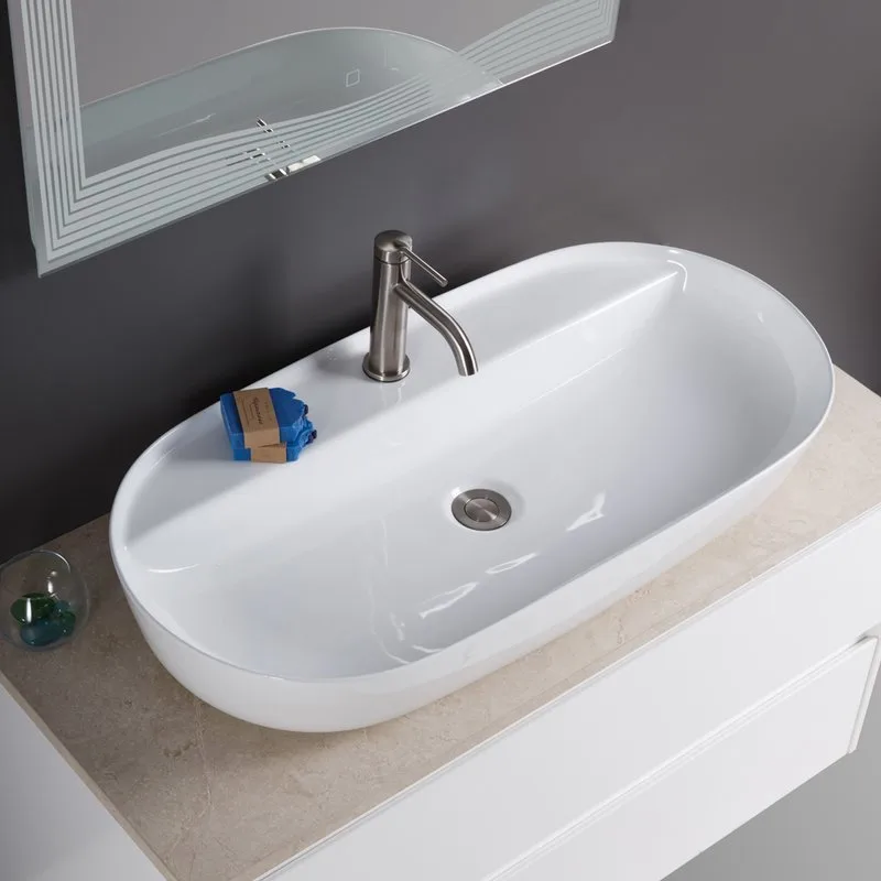 Накладная раковина BelBagno BB1347 82 Sancos — официальный сайт