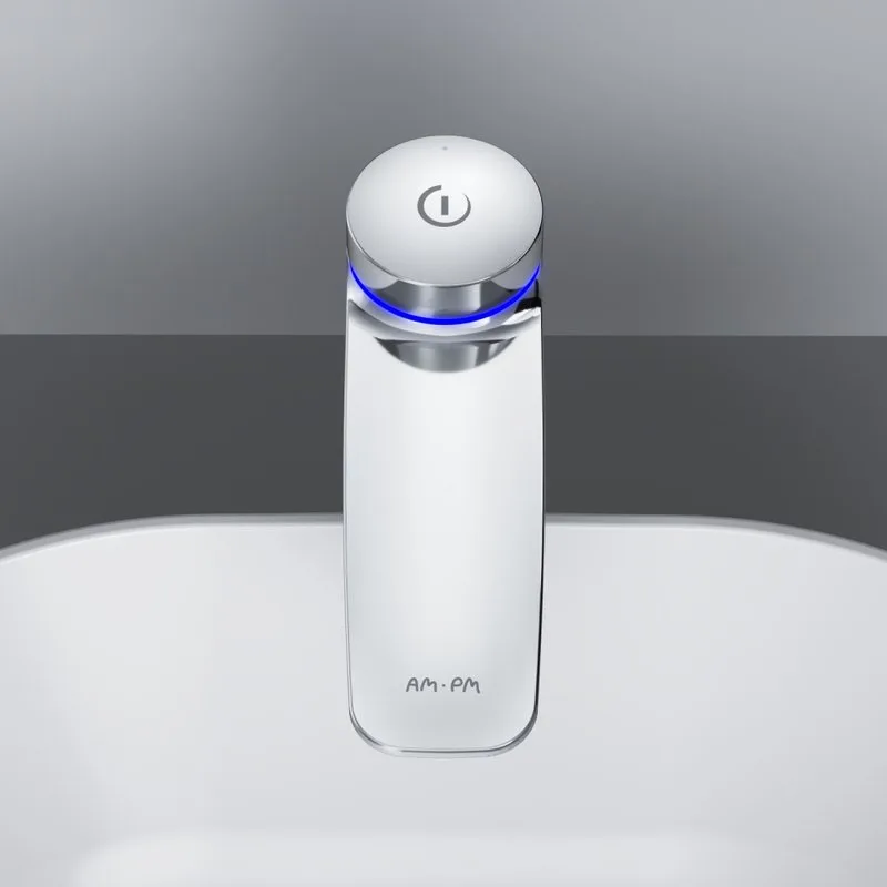 Термостатический смеситель AM.PM Inspire V2.0 F50A93400 TouchReel электронный с донным клапаном Sancos — официальный сайт