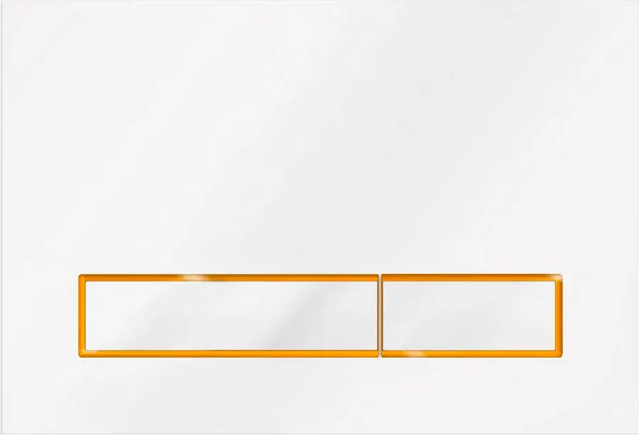 Кнопка смыва Veconi Square Design VFSD003WHG белая Sancos — официальный сайт
